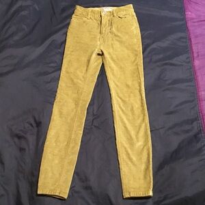 Free People Mustard Skinny Pants